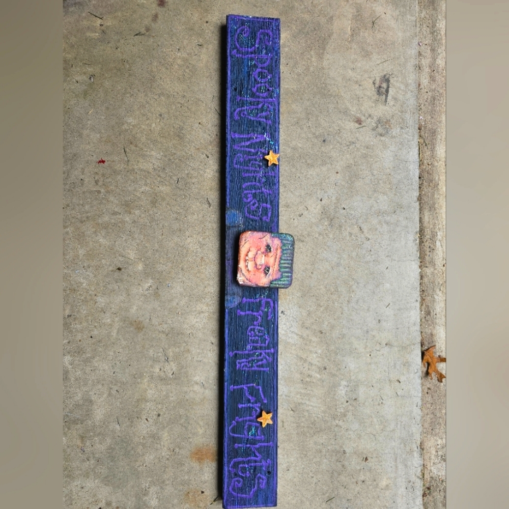 Rustic Halloween Sign